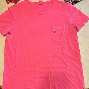 Brand New Victoria’s Secret PINK Pocket Tee Large